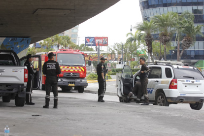 La Policía ha mantenido acordonado el sitio.