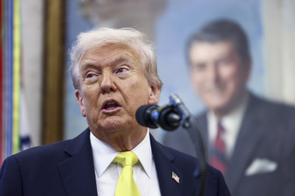 Donald Trump, presidente de los Estados Unidos.