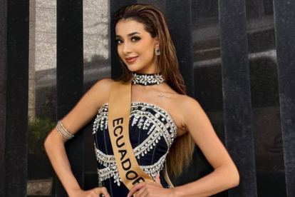 Samantha Quenedit representa a Ecuador en el Miss Grand International 2025.
