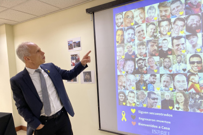 El embajador de Israel, Tzach Sarid, conversó con periodistas sobre la situación actual entre Israel y Hamás, luego del acuerdo del cese al fuego.