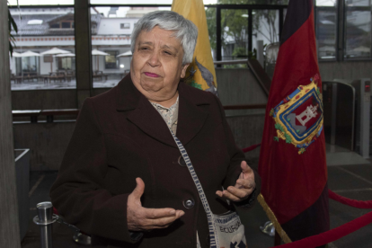 Rocío Bastidas es la presidenta del Cabildo Cívico de Quito.