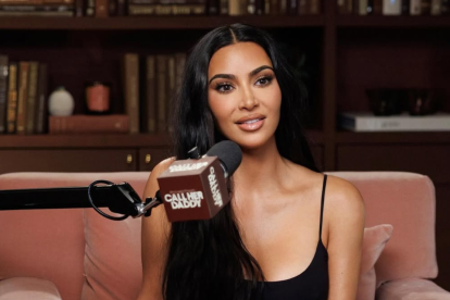 Kim Kardashian en el pódcast Call her daddy, conducido por Alex Cooper.