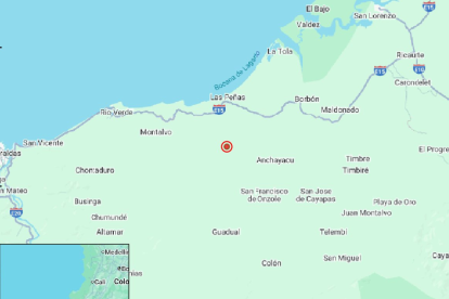 Sismo se sintió en Esmeraldas.