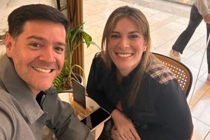 Carlos Luis Andrade y Gaby Díaz.