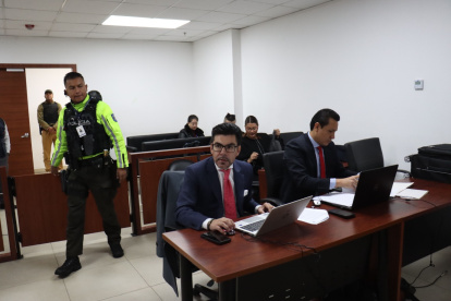 Autoridad. Carlos Alarcón es el titular de la Fiscalía como reemplazo de Wilson Toainga, quien salió del país.