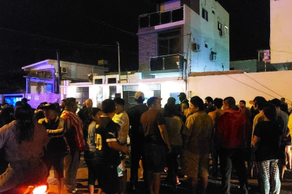 Afuera de esta residencia, en el barrio Las Vegas, fue asesinado Carlos Emilio Lascano Muñoz.