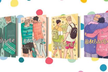 Colección de libros de Heartstopper.