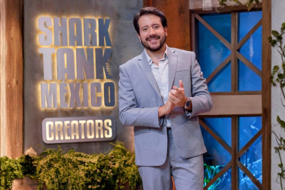 Jorge Ulloa participando en Shark Tank México.