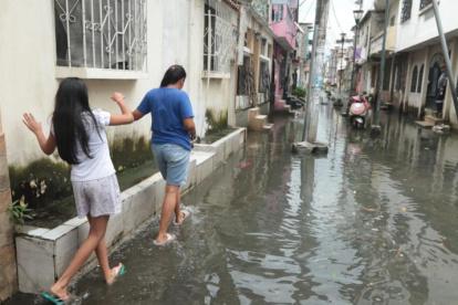 Varias zonas de la ciudad se inundan con facilidad.