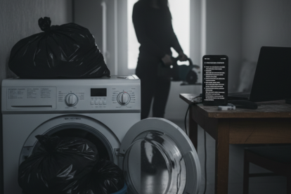 La Policía halló el cuerpo desmembrado de Martha Cecilia Solís dentro de una lavadora y un tacho azul en su vivienda de Sauces 9.