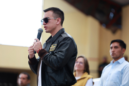 El presidente Daniel Noboa compartió un mensaje, en el que agradeció a la ciudad de Latacunga por acoger la sede temporal del Ejecutivo.