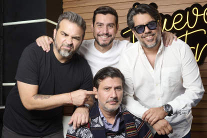 Diego Spotorno, Danilo Rosero, Andrés Pellacini y Xavier Pimentel.