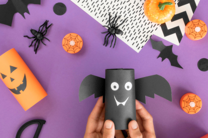 ¿Sin tiempo para Halloween? Descubre 5 decoraciones super rápidas con platos desechables, algodón y cartulina
