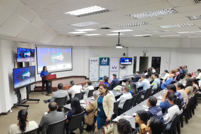 En el campus Las Peñas, de la Espol, se dio el encuentro Voces que construyen, con la participación de la academia, empresas, medios de comunicación y organizaciones sociales.