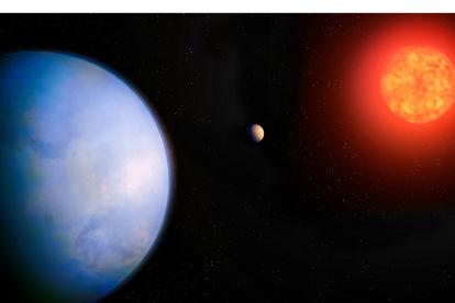 Planeta. Un equipo de científicos bautizó al exoplaneta, denominado GJ 251 c, como «super-Tierra».