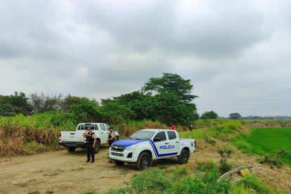 En este sector se encontraron los cadáveres del adolescente y el joven, asesinados con disparos.