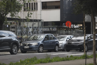 Uno de los sectores donde se registró el corte de luz fue en la González Suarez, norte de Quito.