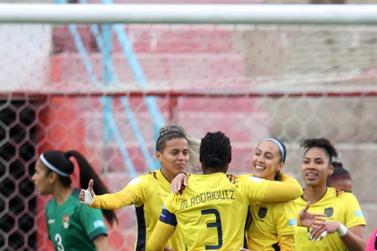 La selección femenina absoluta de Ecuador golea y gusta en la Liga de Naciones.