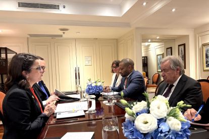 La vicepresidenta María José Pinto representó a Ecuador en la Conferencia de Alto Nivel de la Convención de las Naciones Unidas contra la Ciberdelincuencia.