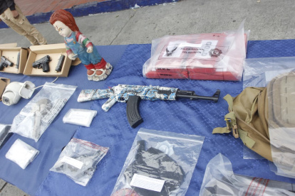 Estas fueron algunas de las evidencias mostradas por la Policía Nacional.