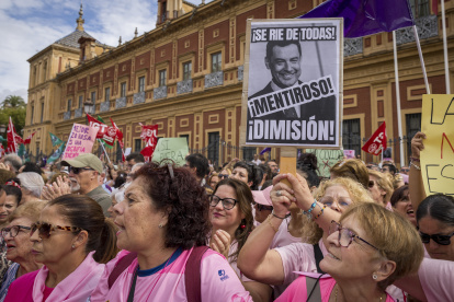 Miles de mujeres marcharon pidiendo la dimisión de la autoridad de Andalucía