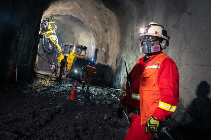 Los trabajos de explotación minera en Ecuador.
