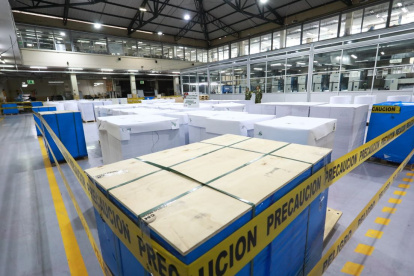 Las papeletas se siguen imprimiendo para el próximo 16 de noviembre.