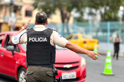 180 policías de tránsito fueron asignados para las labores de tránsito en Durán, según un comunicado público.