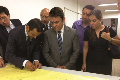 María Paula Christiansen, junto al entonces ministro del Interior, José Serrano, trabajaron juntos desde 2014 hasta 2017.