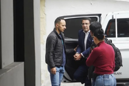 Santiago Díaz, exasambleísta de la RC, acude a su audiencia preparatoria de juicio por un caso de violación a una niña.