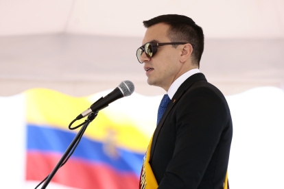 El presidente Daniel Noboa recientemente estuvo en el aniversario de la FAE.