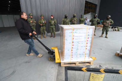 Las papeletas impresas se encontraban en el Instituto Geográfico Militar.