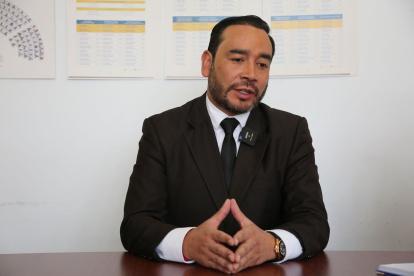 Juan González es el jefe de la bancada correísta en la Asamblea Nacional.