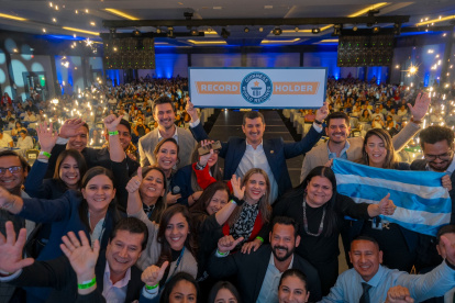 Guayaquil ganó el récord Guinness de la mayor asistencia de personas a una clase de emprendimiento.