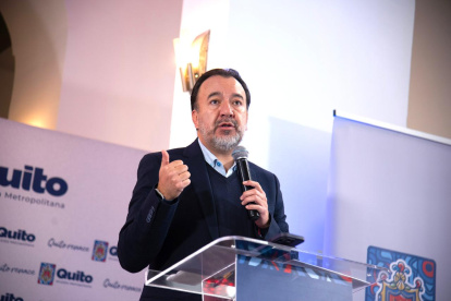 Pabel Muñoz habló del programa durante un encuentro con medios de comunicación, el 28 de octubre de 2025.