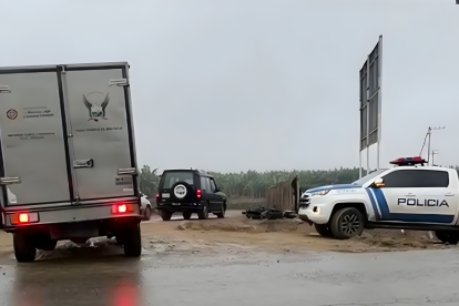 Policía y Dinased recogen indicios en los distintos puntos de hallazgo en Machala.