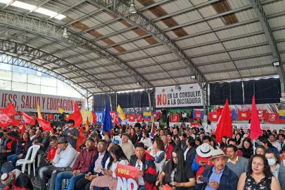 La UNE y la Conaie llaman a votar No en la consulta popular del 16 de noviembre de 2025