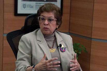 La Ministra de Trabajo Ivonne Núñez.