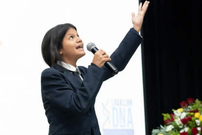 La poesía volvió a ser protagonista en el Colegio San José La Salle, donde estudiantes de distintos cursos participaron en un festival de declamación cargado de emoción, fe y talento juvenil.