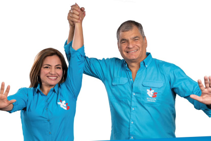 Correa impulsó la candidatura de Miriam Castro en la Troncal, en el 2023.