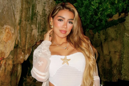 Andreína Bravo, representante ecuatoriana, debutó en el reality dominicano La Mansión de Luinny.