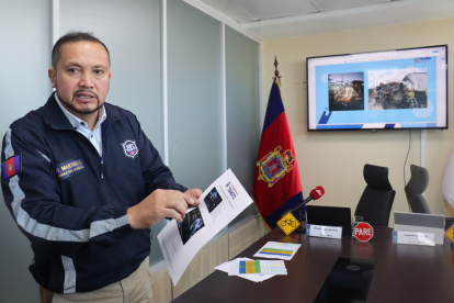 Referencia. Washington Martínez, titular de la AMT, detalló las investigaciones por presunta falsificación de documentos vehiculares.