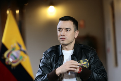Daniel Noboa, presidente de Ecuador.