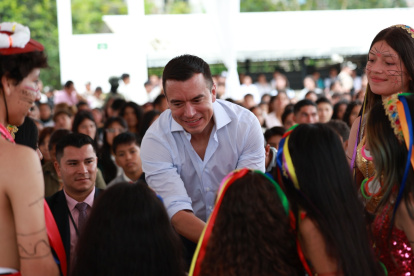 El presidente Daniel Noboa es el promotor de la consulta popular y pedirá licencia para la campaña.