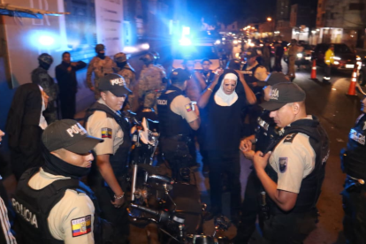 Operativos en la rodada del terror.