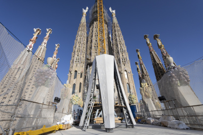 Iglesia. La basílica de la Sagrada Familia, icónica obra de Gaudí.
