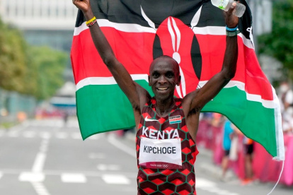 Eliud Kipchoge es uno de los hombres más representativos de Kenia.