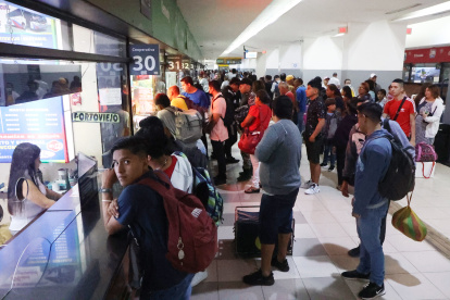 Terminal Terrestre de Guayaquil movilizó miles de pasajeros.