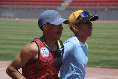 Byron Rodríguez, junto a su guía Jefferson Lliguin, fueron oro en los 1.500 m planos.