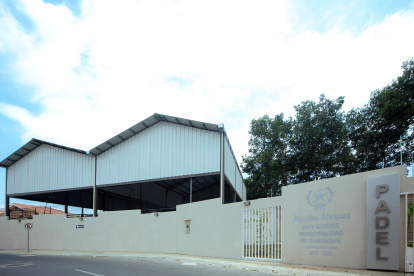 Las canchas de pádel en Urdesa.